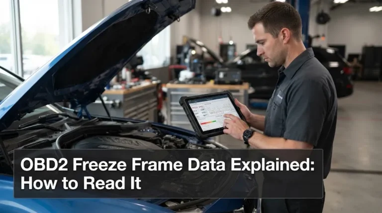 OBD2 Freeze Frame Data Explained How to Read It