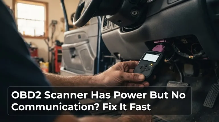 OBD2 Scanner Has Power But No Communication