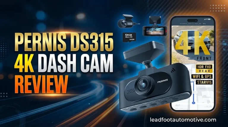 PERNIS DS315 4K Dash Cam Review