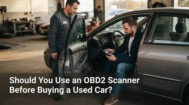 Should You Use an OBD2 Scanner Before Buying a Used Car