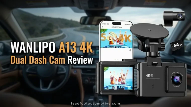 WANLIPO A13 4K Dual Dash Cam Review