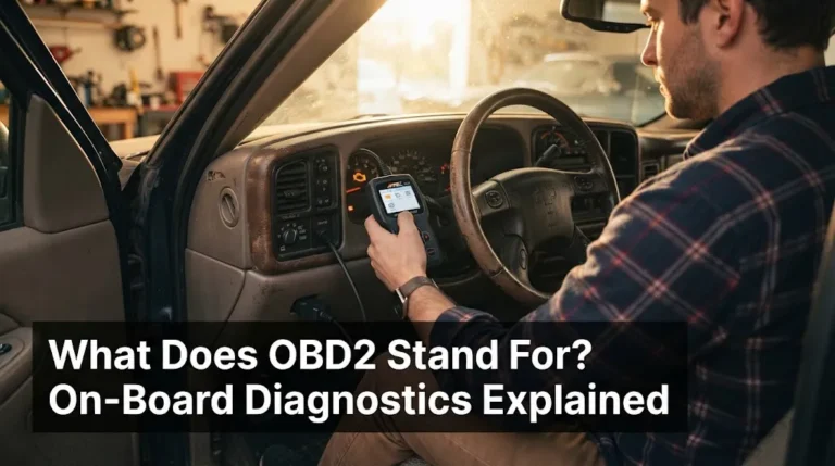 What Does OBD2 Stand For On-Board Diagnostics Explained