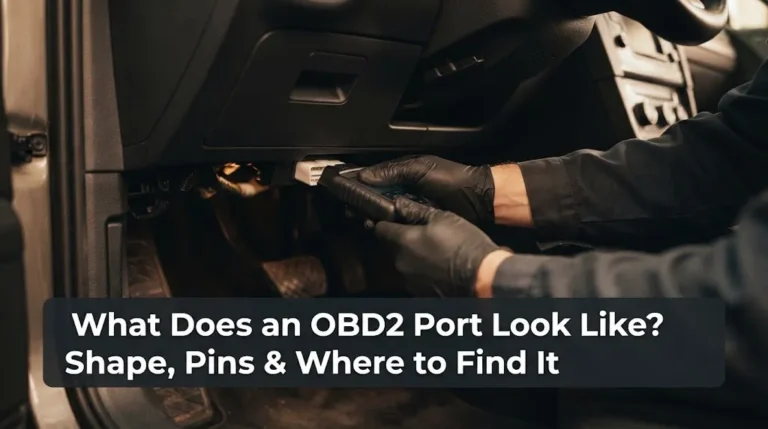 What Does an OBD2 Port Look Like Shape, Pins & Where to Find It