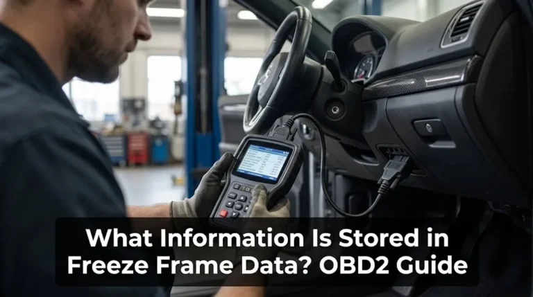 What Information Is Stored in Freeze Frame Data