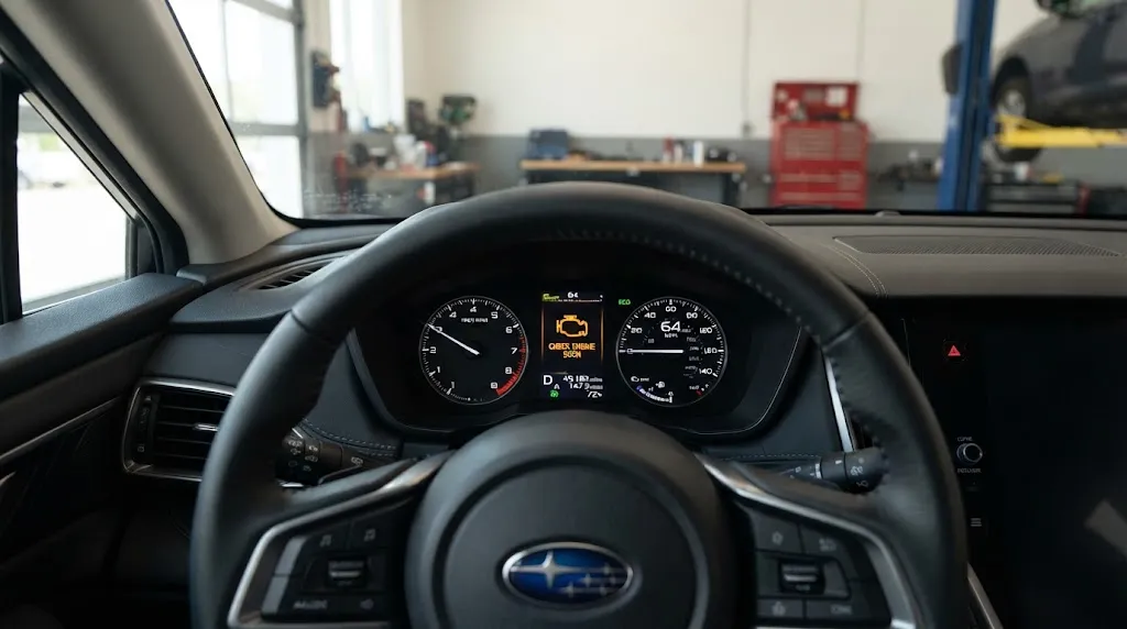 Vehicle dashboard highlighting readiness status and model year rules.