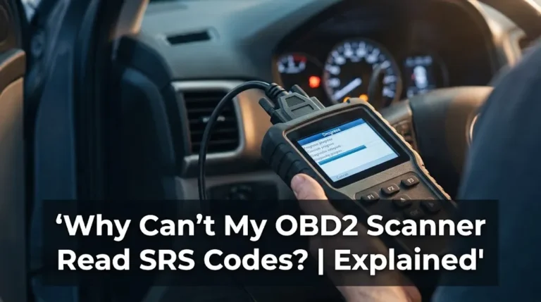 Why Can't My OBD2 Scanner Read SRS Codes